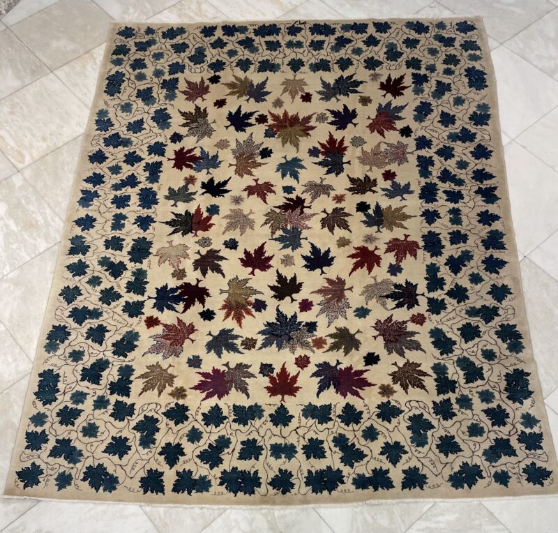 385X3 Persian Mashhad Rug سجادة فارسيه مشهد