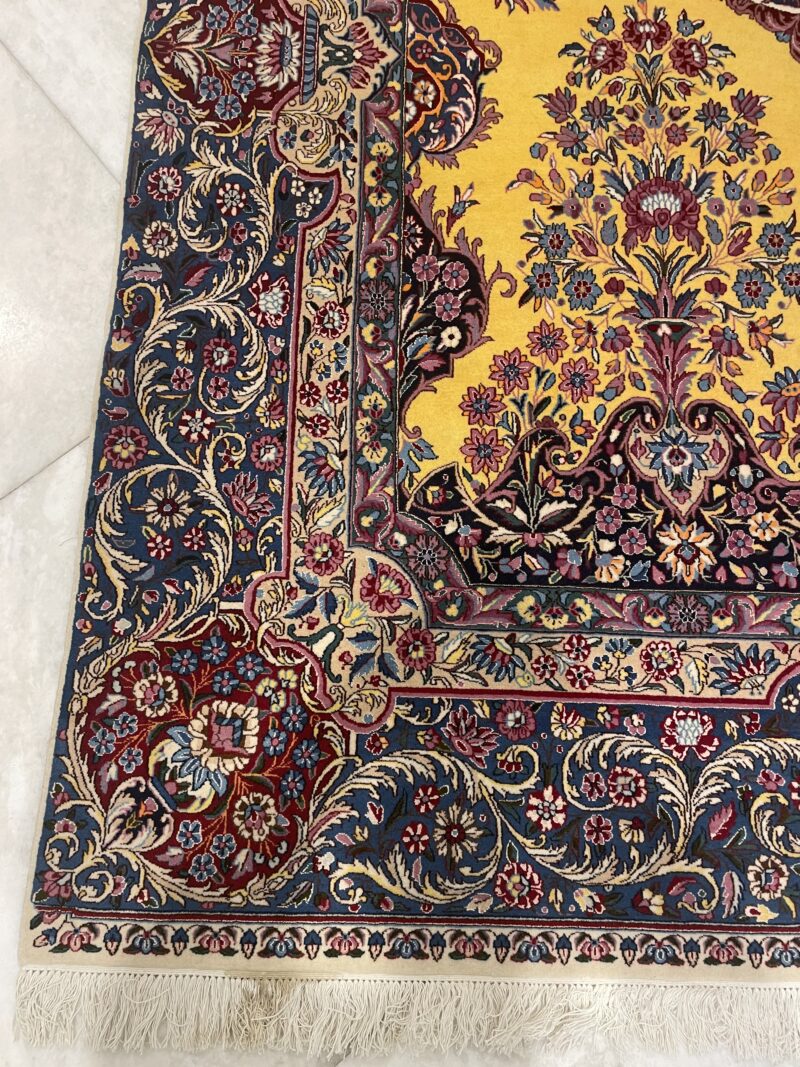 317X198 Persian Kerman Rug سجادة فارسيه كرمان أبو الهادي - Image 5