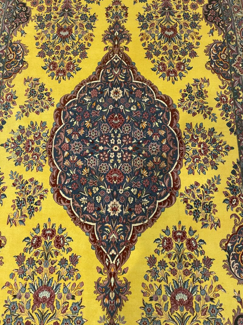 317X198 Persian Kerman Rug سجادة فارسيه كرمان أبو الهادي - Image 4