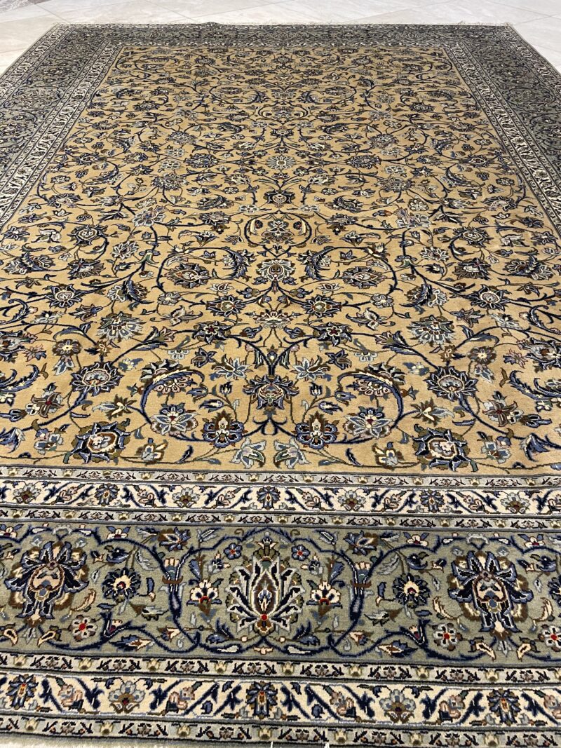 412X3 Persian Kashan Rug سجادة فارسيه كاشان - Image 2