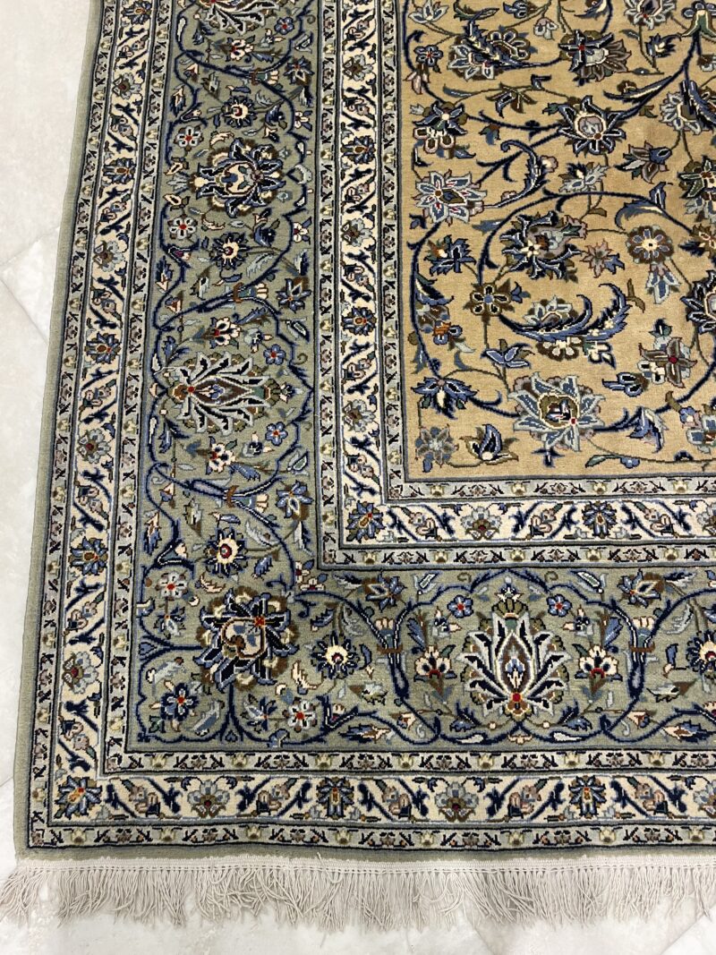412X3 Persian Kashan Rug سجادة فارسيه كاشان - Image 3