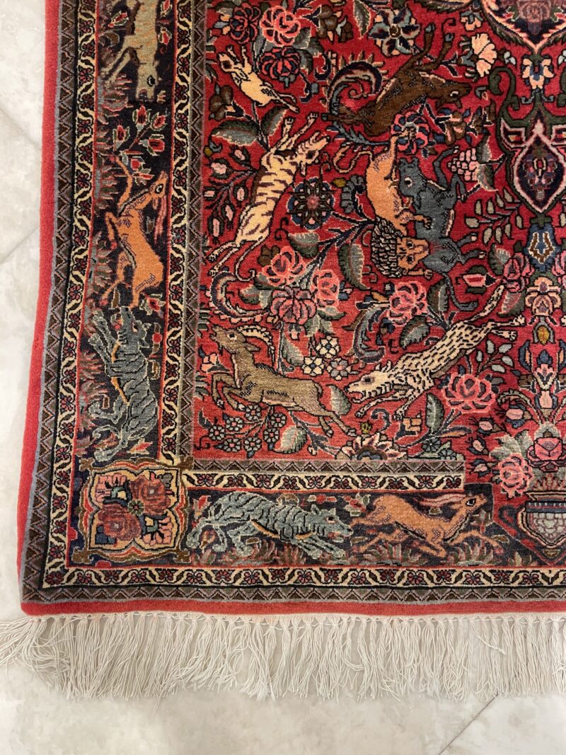 163X110 Bijar Persian rug سجادة فارسيه بيجار - Image 5