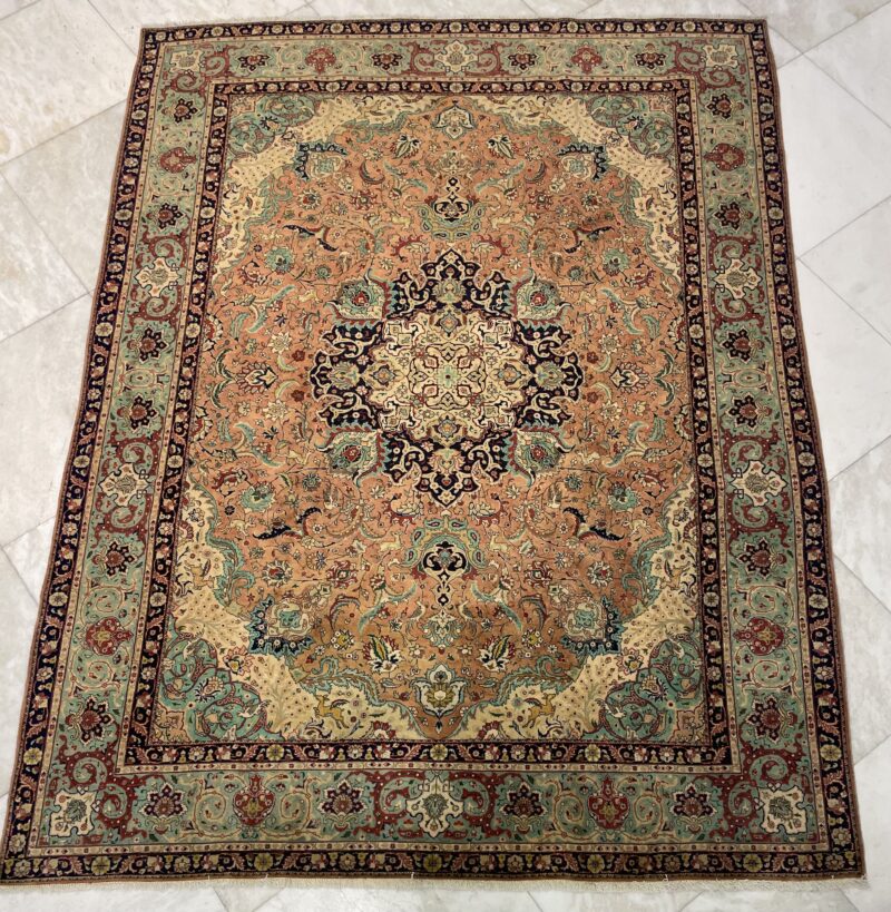 328X244 Persian Tabriz Rug سجادة فارسيه تبريز