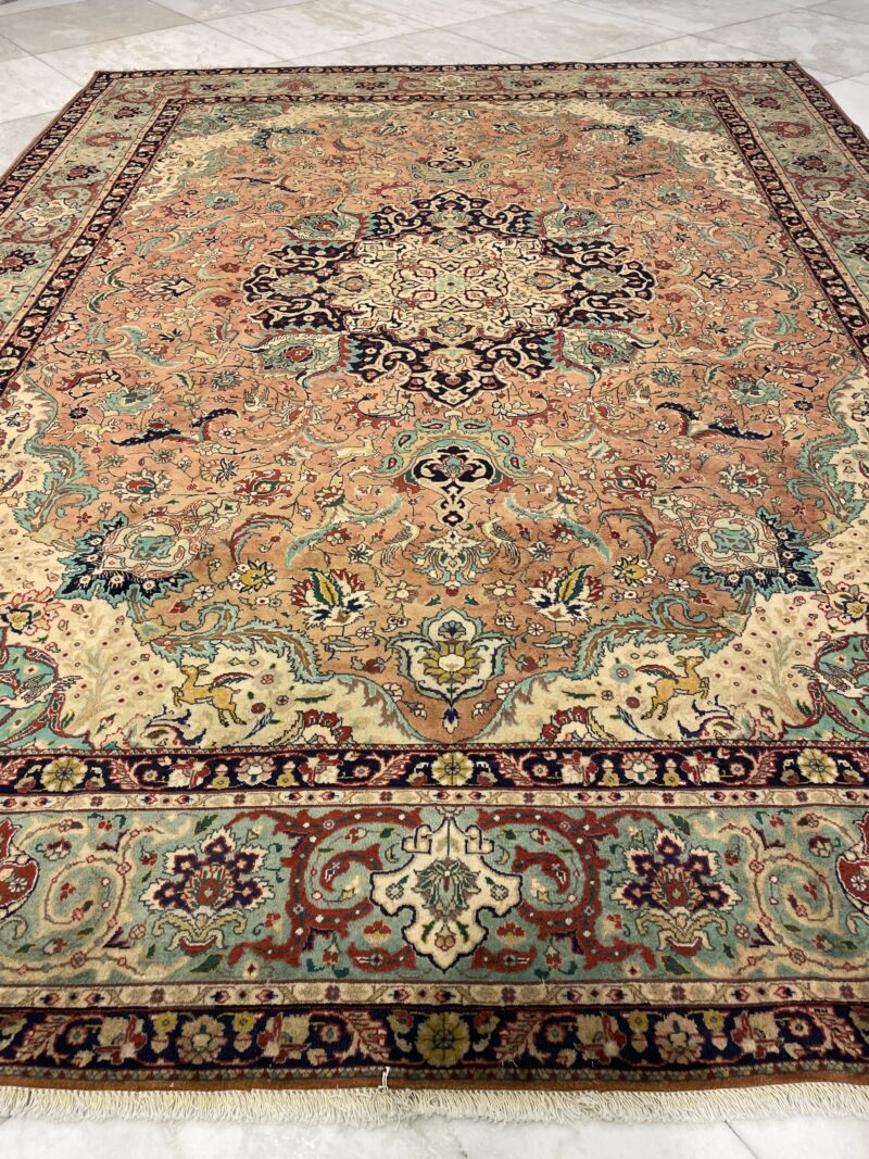 328X244 Persian Tabriz Rug سجادة فارسيه تبريز - Image 3