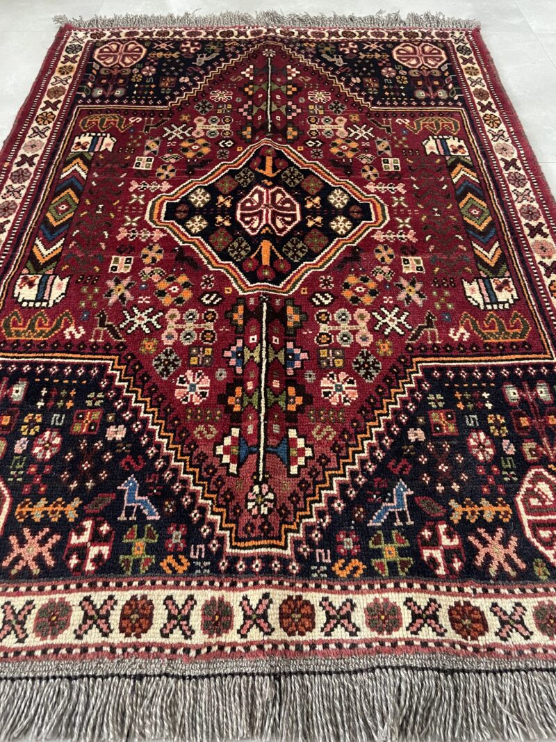 153X111 Shiraz Persian rug سجادة فارسيه شيرازيه - Image 3