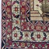 210X130 Antique Kerman Persian Pictorial Rug سجادة كرمان فارسيه أنتيك - Image 4