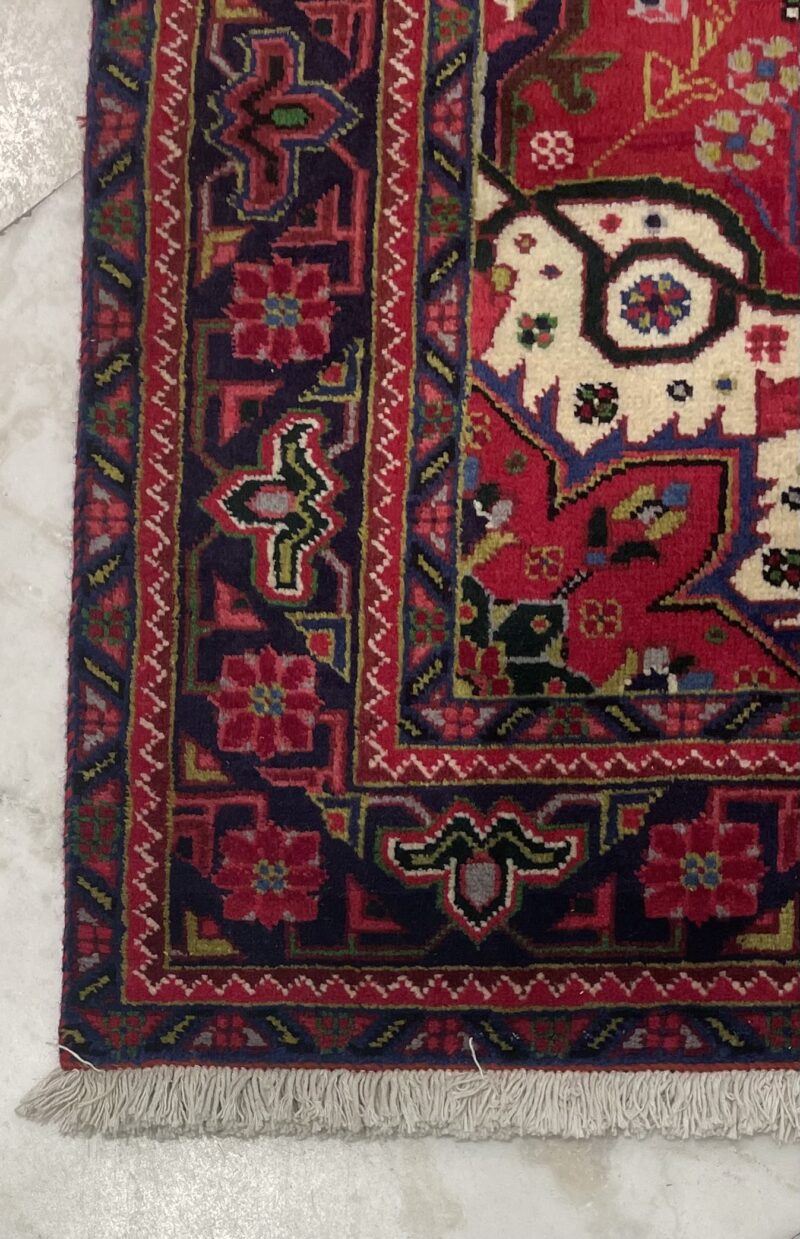 186X141 Persian Tabriz Rug سجادة فارسيه تبريز - Image 3