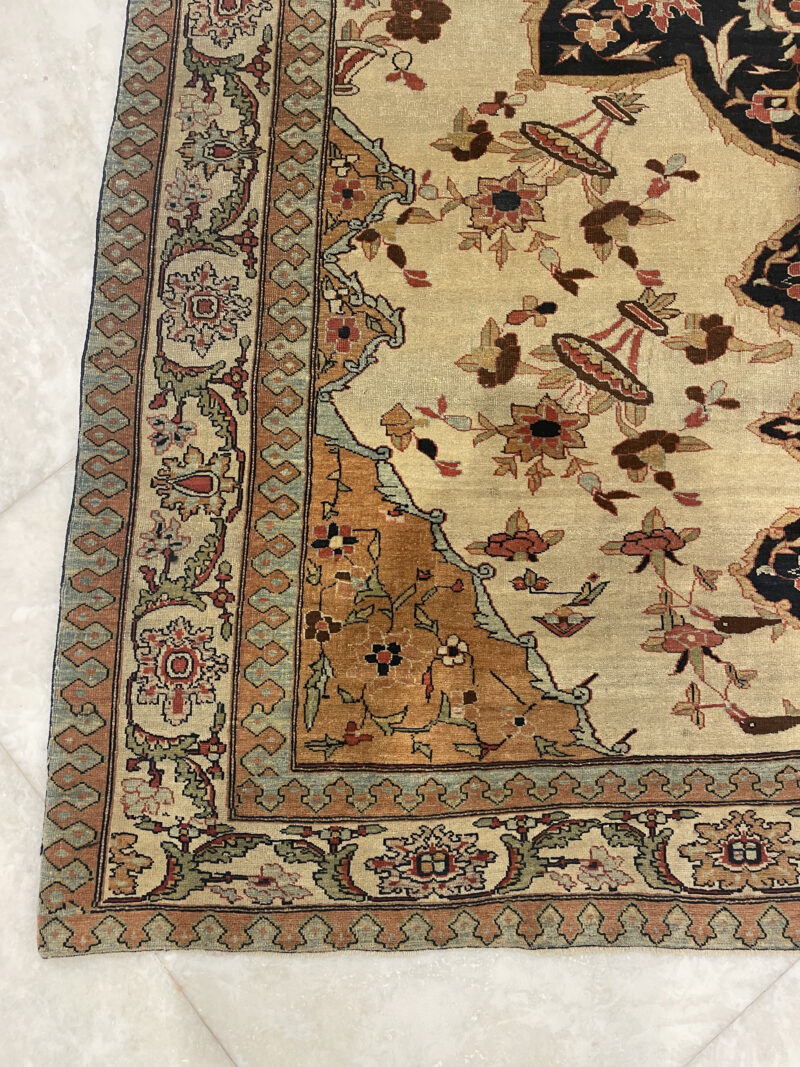 193X130 Persian Antique  Rug  سجادة زقلر أنتيك - Image 3