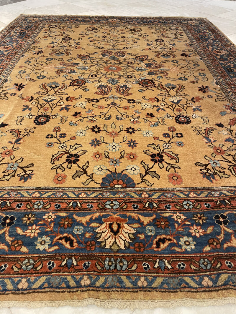390X290 Antique Persian Zigelar Antique Rug سجادة زقلر أنتيك - Image 4