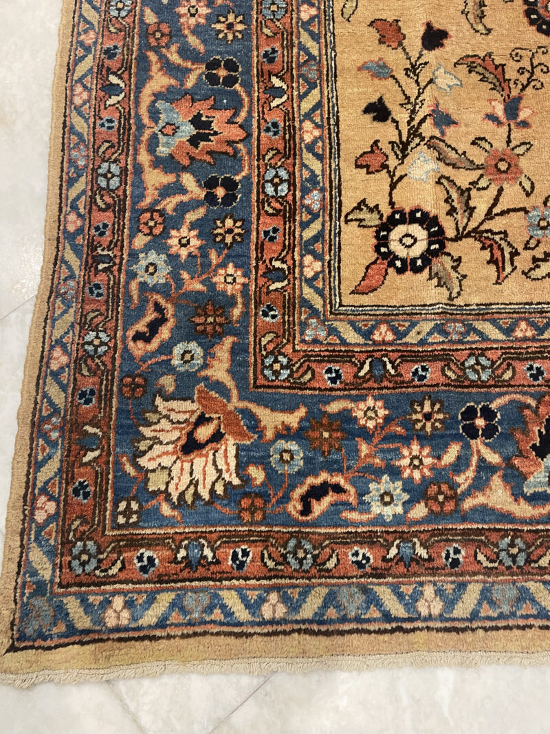 390X290 Antique Persian Zigelar Antique Rug سجادة زقلر أنتيك - Image 3
