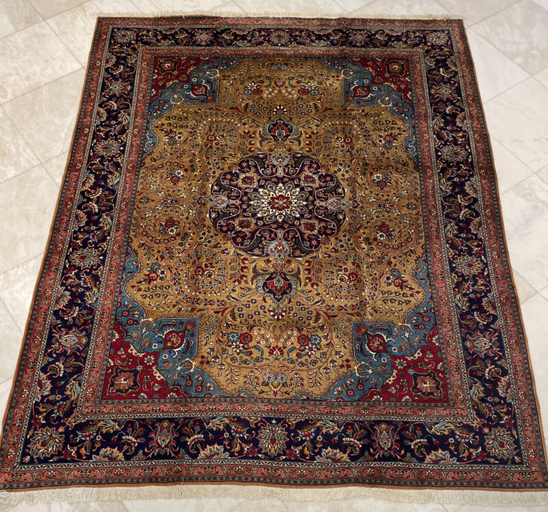 390X208 Persian Tabriz Rug سجادة تبريز