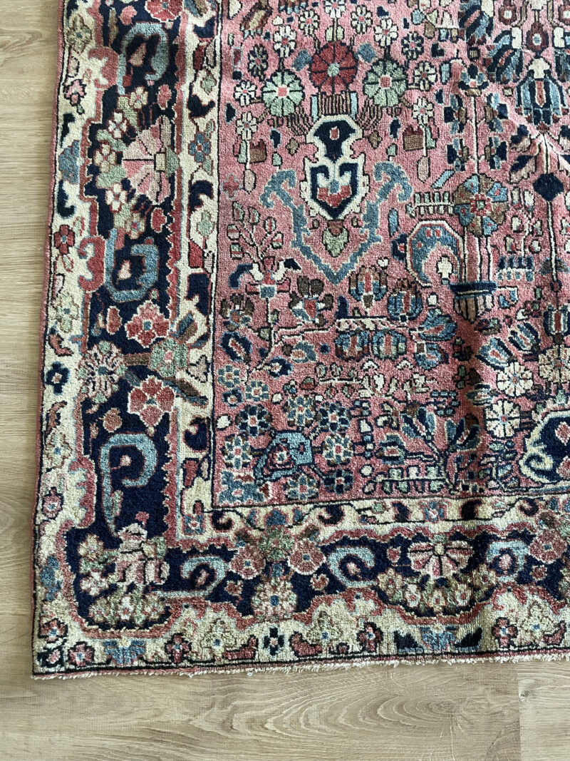 196 X129 Persian Antique Farhan Rug سجادة فارسيه فرحان ساروق انتيك - Image 3