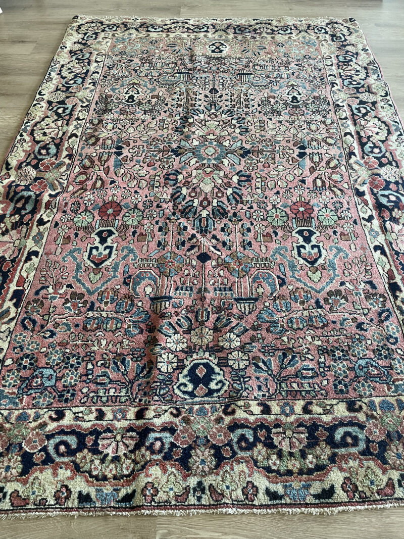 196 X129 Persian Antique Farhan Rug سجادة فارسيه فرحان ساروق انتيك - Image 2