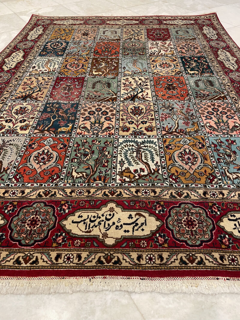 340X251 Persian Antique Tabriz Rug سجادة تبريز إنتيك - Image 3