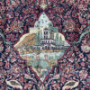 210X140 Antique Persian Kashan Rug سجادة فارسيه كاشان أنتيك - Image 3