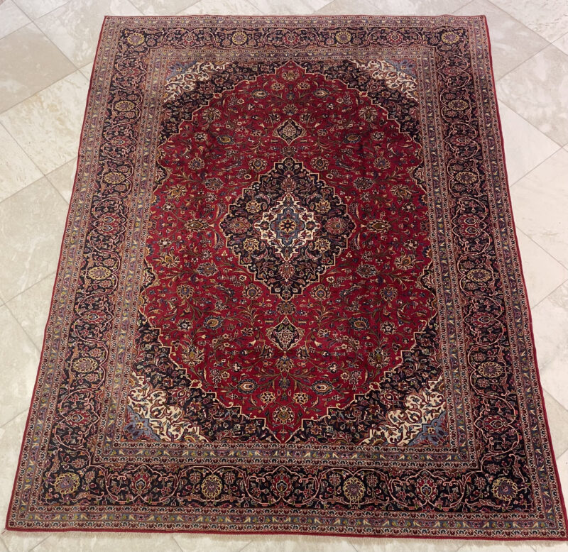 388X295 Persian Kashan Rug سجادة فارسيه كاشان