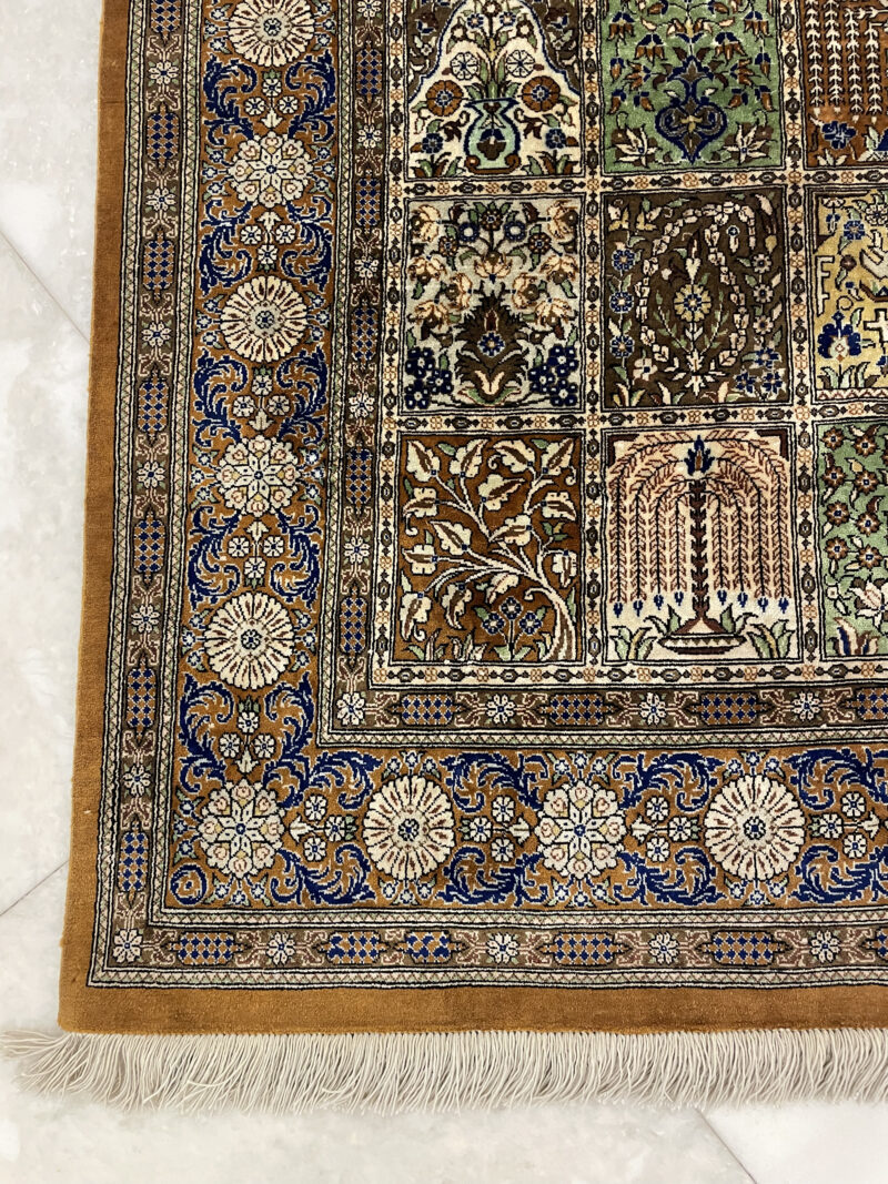 154X98 Qom Persian rug سجادة حرير فارسيه قم - Image 4