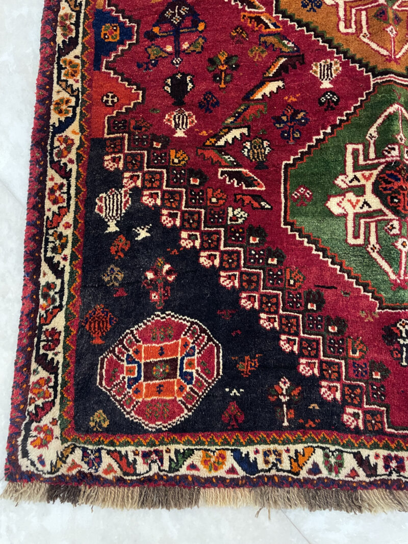 173X121 Shiraz Persian rug سجادة فارسيه شيرازيه - Image 2