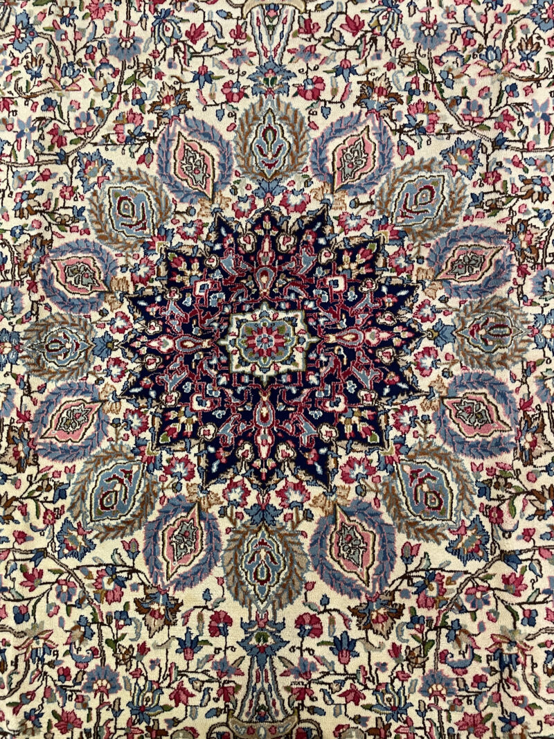 402X295 Persian Kerman Rug سجادة فارسيه كرمان - Image 4