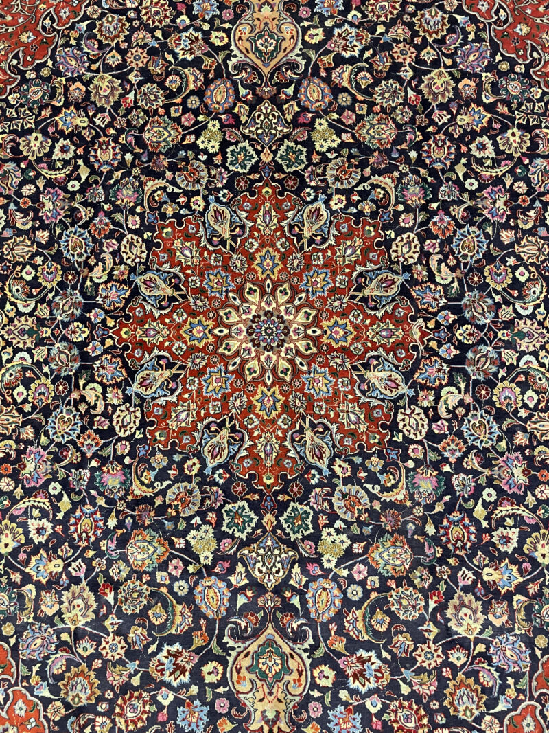 302X203 Persian Mashhad Rug سجادة فارسيه مشهد - Image 3
