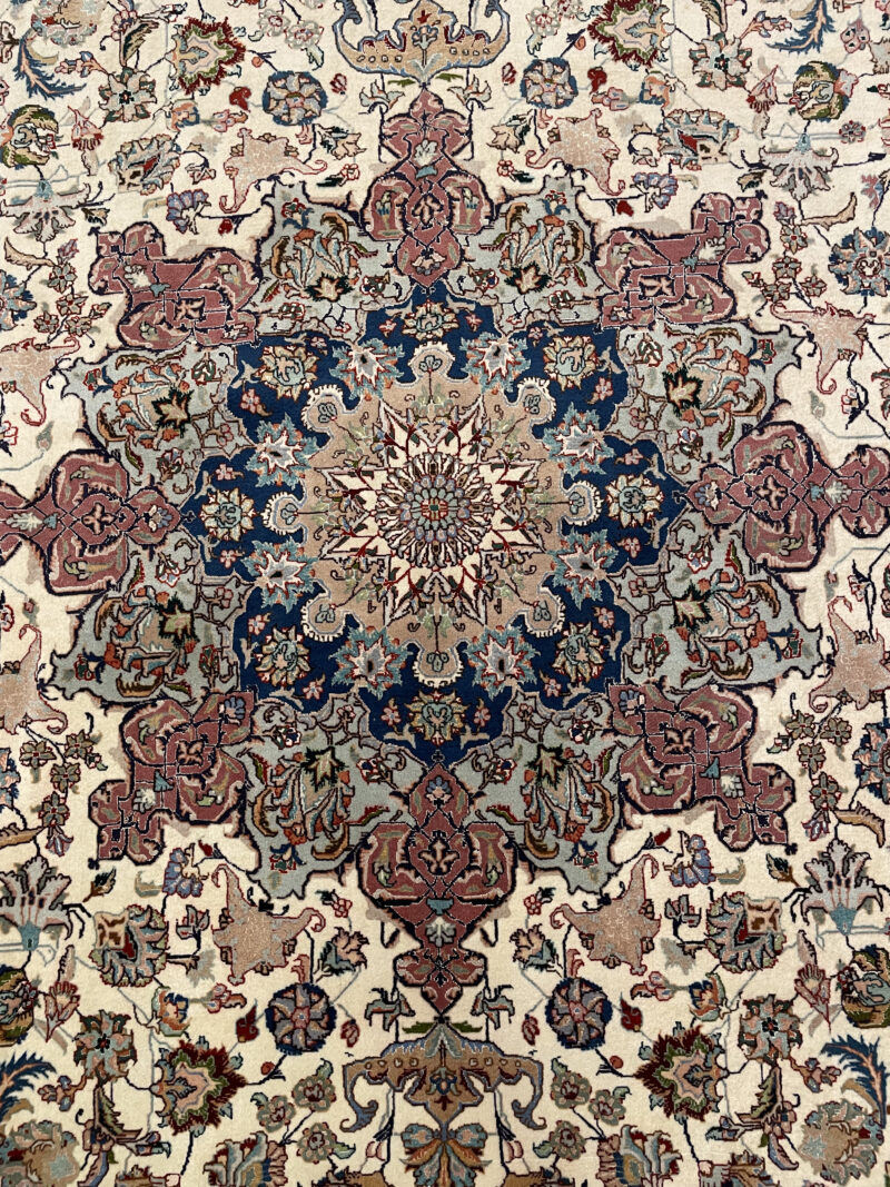 401X293 Persian Tabriz Rug سجادة فارسيه تبريز - Image 3
