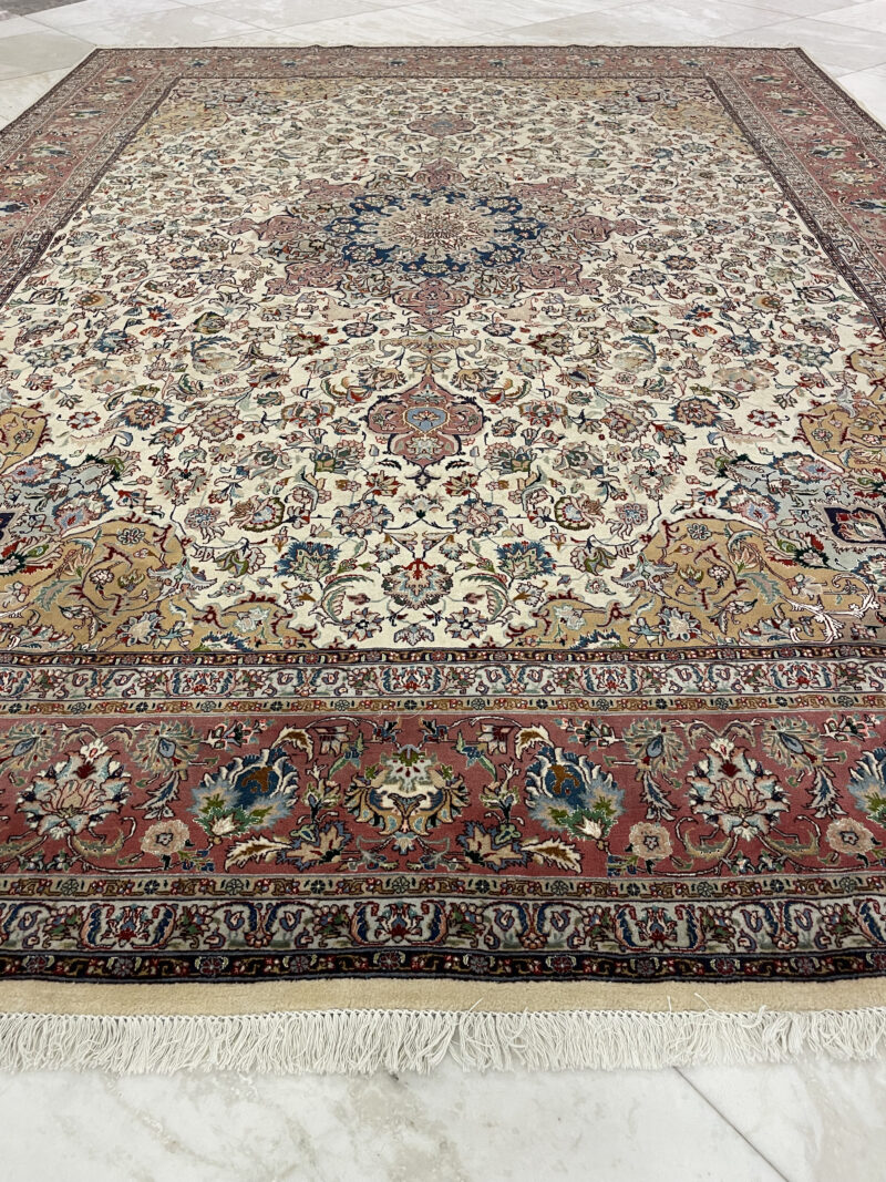 401X293 Persian Tabriz Rug سجادة فارسيه تبريز - Image 4