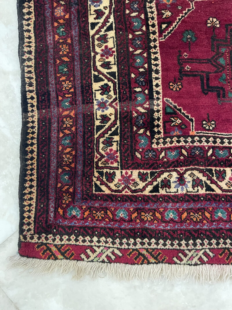 193X105 Boloshi Persian rug سجاده فارسيه بلوشيه - Image 2