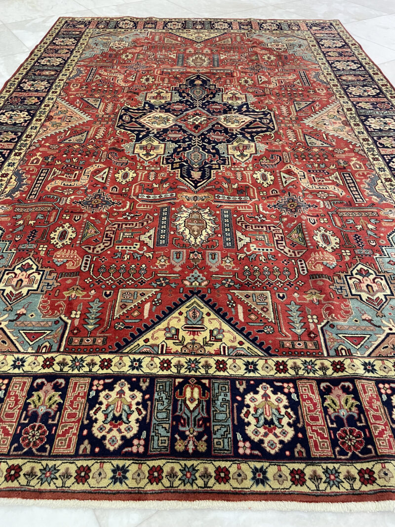 336X224 Persian Tabriz Rug سجادة فارسيه تبريز - Image 3