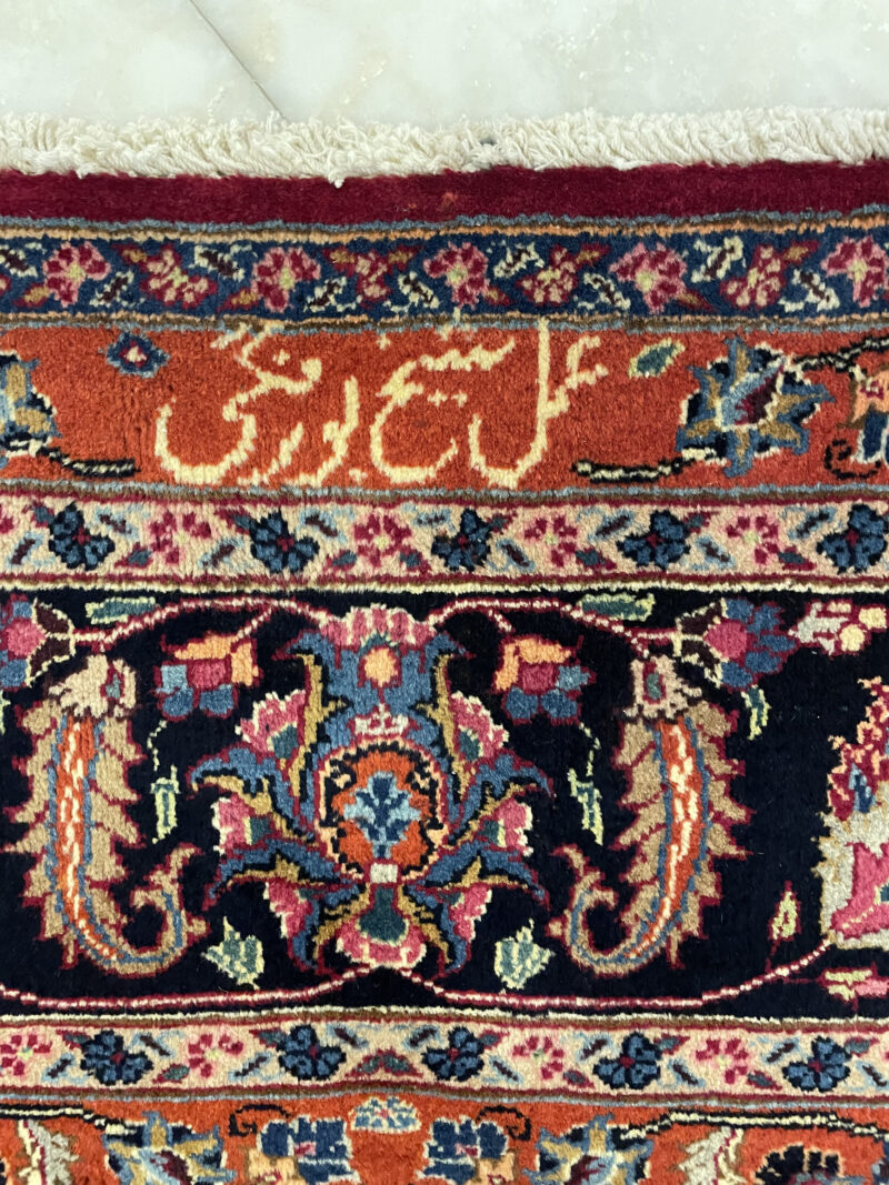 365X293 Persian Mashhad Rug سجادة فارسيه مشهد - Image 3