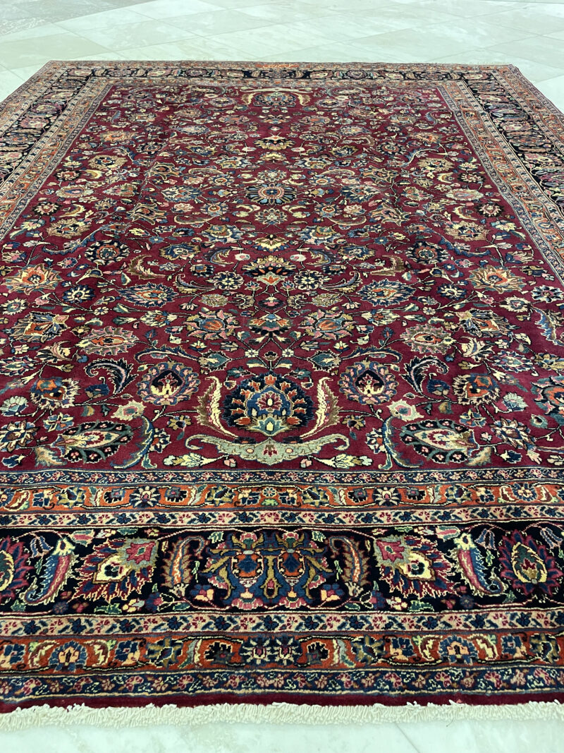 365X293 Persian Mashhad Rug سجادة فارسيه مشهد - Image 2