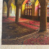 153X92 Persian Tabriz Rug لوحة سجاد فارسيه تبريز - Image 3