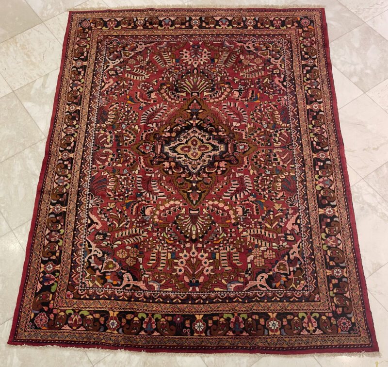 373X281 Persian Hamdan Rug سجادة فارسيه همدان ليليان