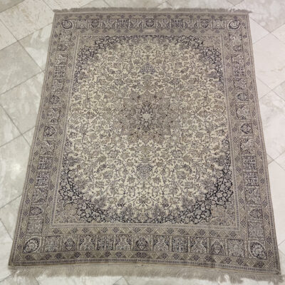 363X263 Persian Nain rug سجادة فارسيه نائين حرير