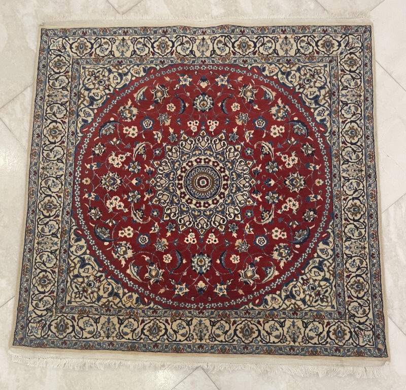150X150 Persian Nain rug سجادة فارسيه نائين