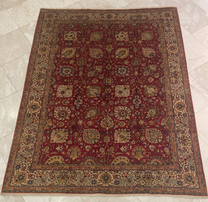 390X302 Persian Tabriz Rug سجادة فارسيه تبريز