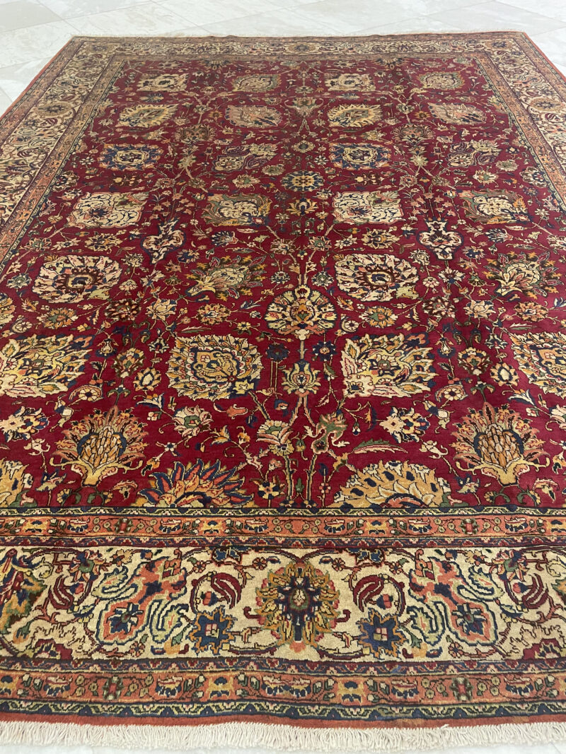 390X302 Persian Tabriz Rug سجادة فارسيه تبريز - Image 2