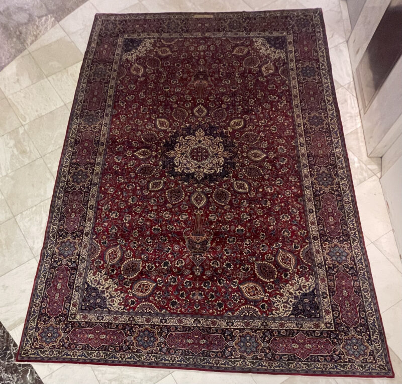 582X403 Persian Mashhad Rug سجادة فارسيه مشهد