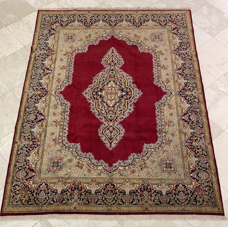 4X301 Persian Kerman Rug سجادة فارسيه كرمان