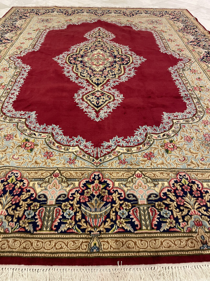 4X301 Persian Kerman Rug سجادة فارسيه كرمان - Image 2