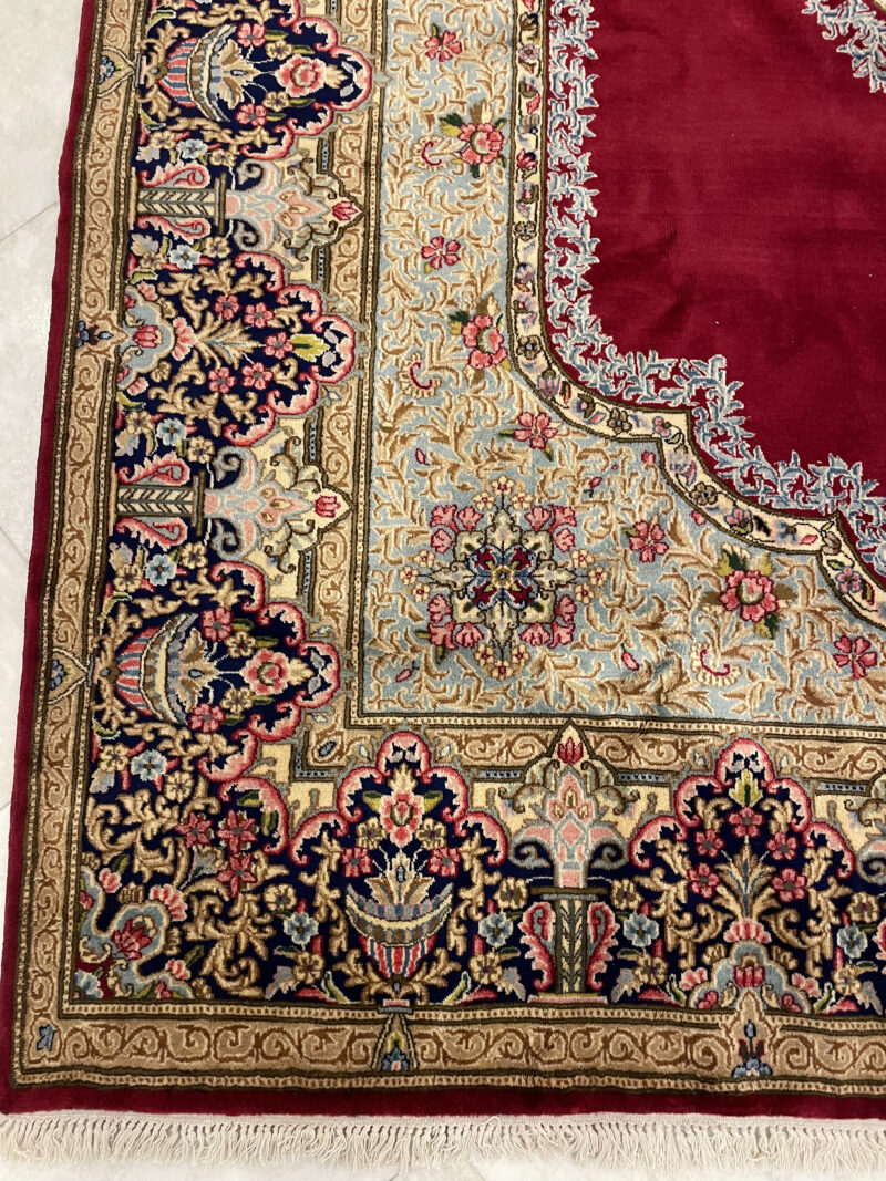 4X301 Persian Kerman Rug سجادة فارسيه كرمان - Image 3