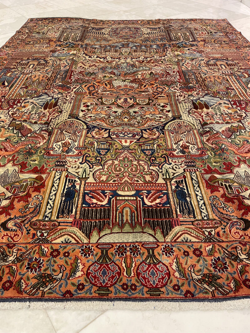 383X296 Persian rug khorasan سجاده فارسيه خراسان كاشمر - Image 2
