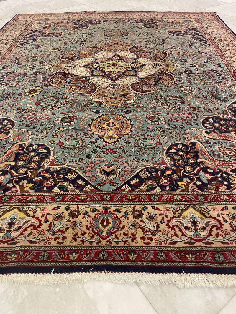 385X291 Persian Tabriz Rug سجادة فارسيه تبريز - Image 2