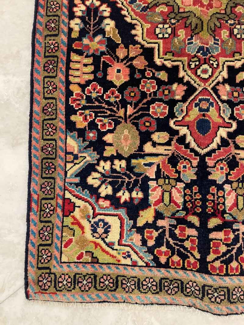 135X77  Persian Hamdan Rug سجادة فارسيه همدان - Image 3