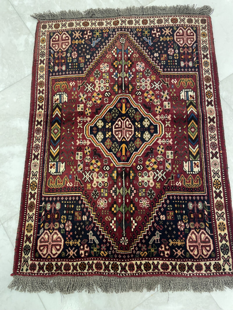 155X112 Shiraz Persian rug سجادة فارسيه شيرازيه