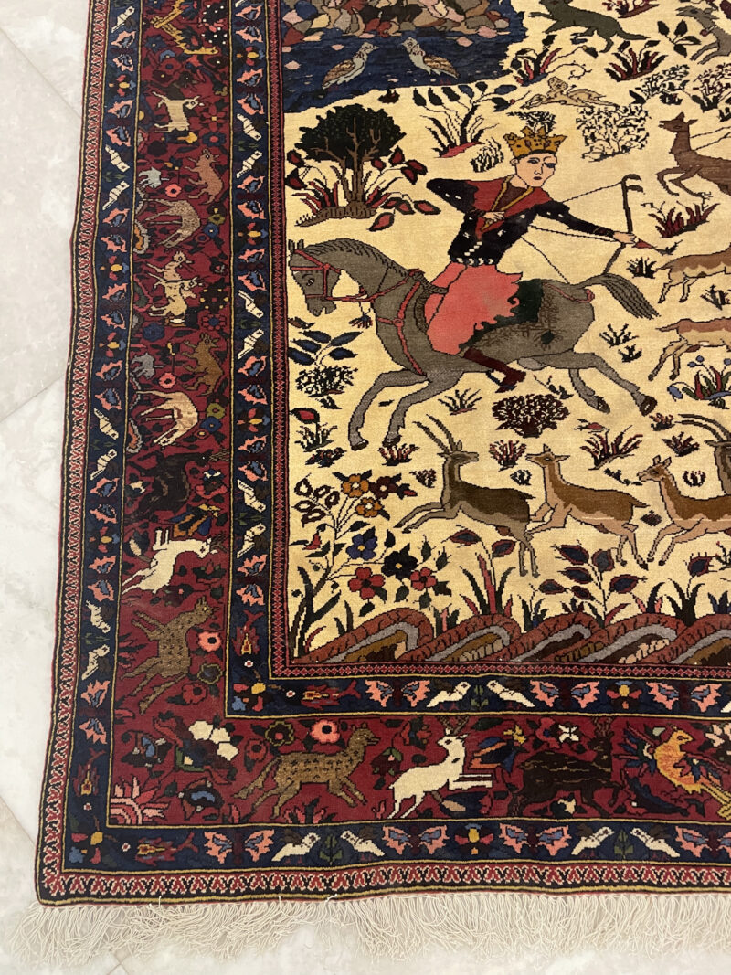 313X213 Persian Bakhtiari Rug سجاد فارسي بختياري - Image 5