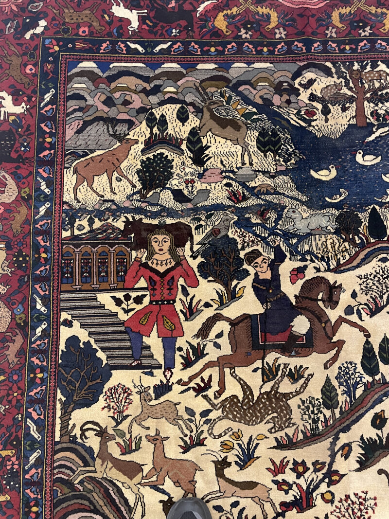 313X213 Persian Bakhtiari Rug سجاد فارسي بختياري - Image 3