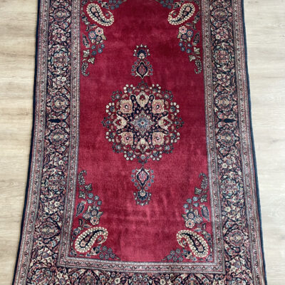 210X132 Antique Persian Kashan Rug سجادة فارسيه كاشان أنتيك