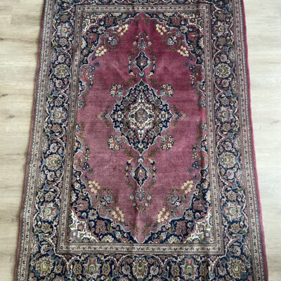 211X127 Antique Persian Kashan Rug سجادة فارسيه كاشان أنتيك