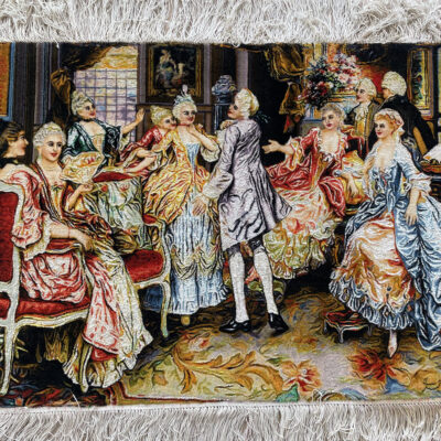 72×99  Persian Tabriz Rug لوحة سجاد فارسيه تبريز