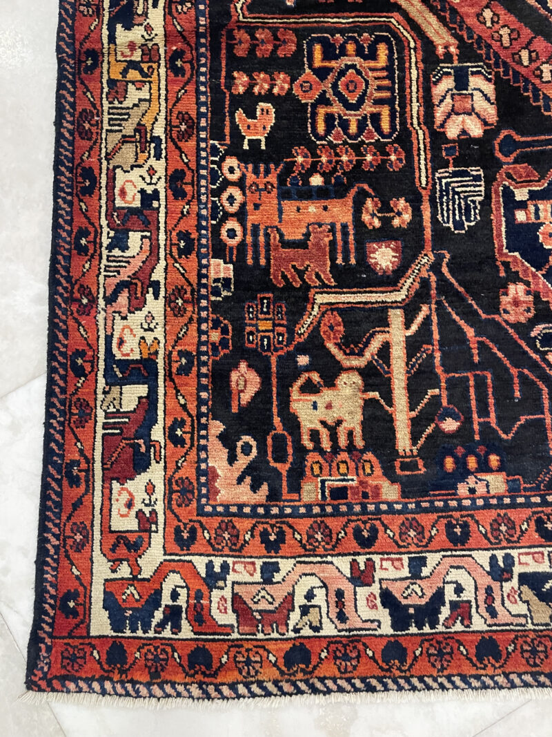 230X153 Persian Hamdan Rug سجادة فارسيه همدان - Image 2